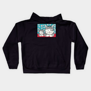 Tuxedo cats Kids Hoodie